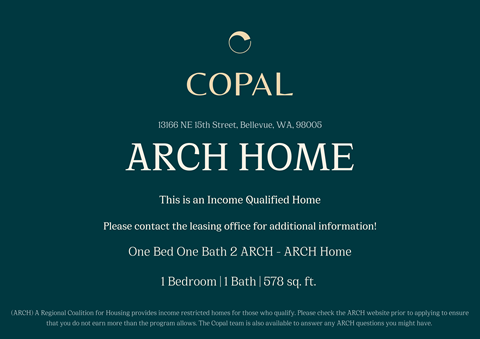 A poster advertising an income qualified home for rent.